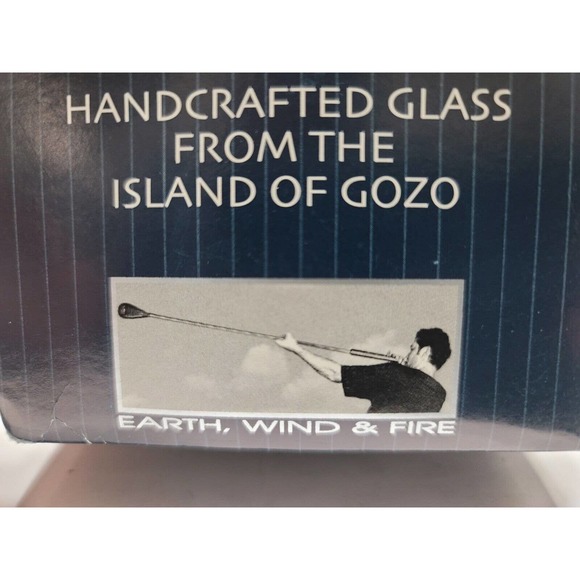 Gozo Glass Paperweight "Earth, Wind & Fire" Signed Hand Crafted Island of Gozo - Picture 9 of 9